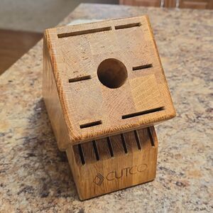 Cutco 13 slot hole knifw block